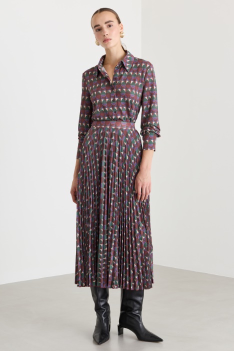 Camicia in jersey stampato - Fashion Market