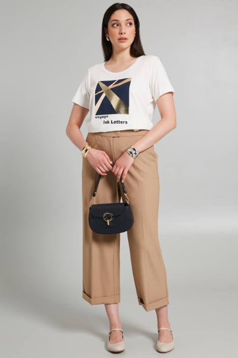 T-shirt in viscosa stretch - Fashion Market