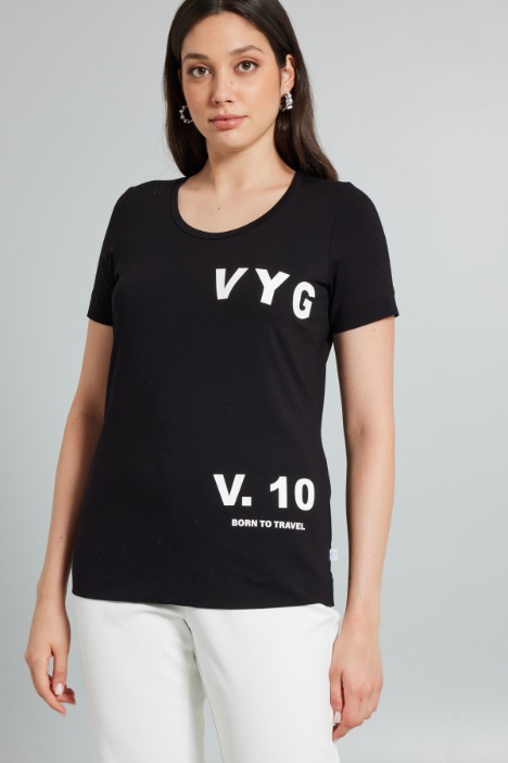 T-shirt in viscosa stretch - Fashion Market