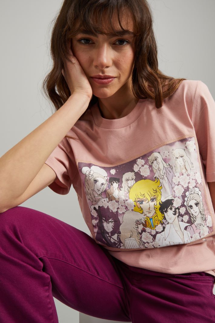 T-shirt stampata - ROSA PASTELLO - Fashion Market - 3