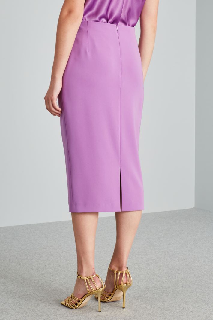 Gonna a tubino in cady - VIOLA - Fashion Market - 4
