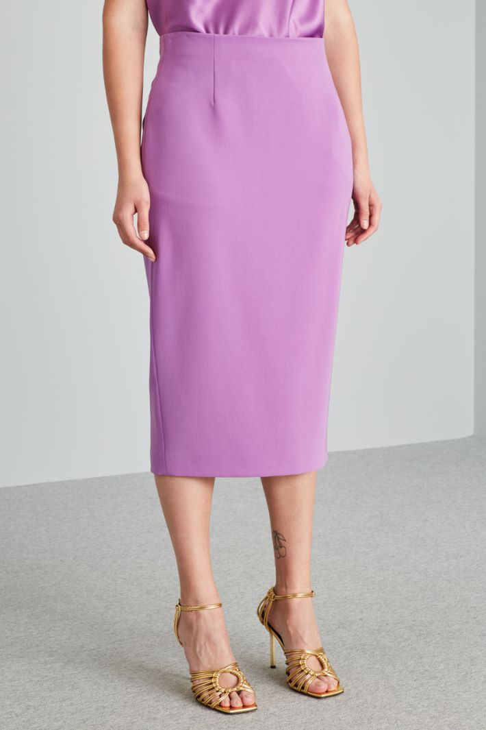 Gonna a tubino in cady - VIOLA - Fashion Market - 2