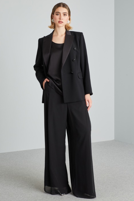 Top smanicato in raso - Fashion Market