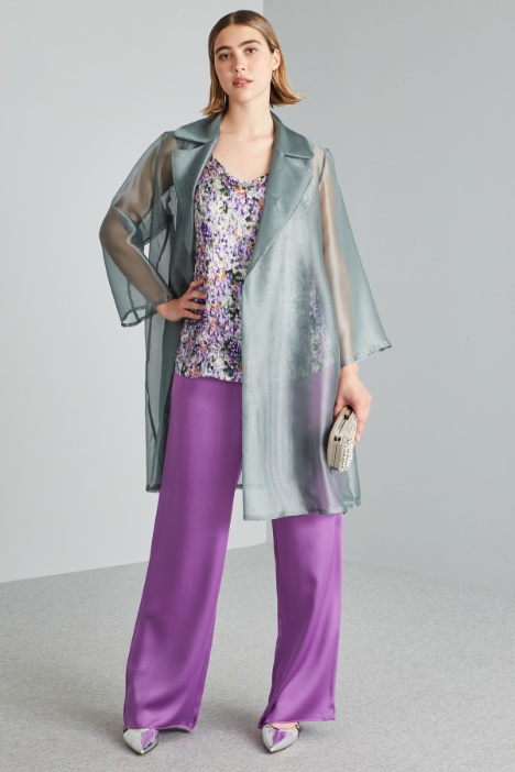 Top in raso stampato - Fashion Market