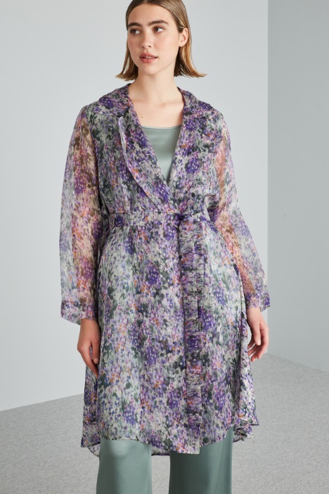 Spolverino in organza e georgette - Fashion Market