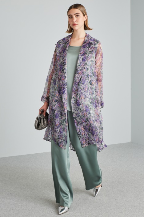 Spolverino in organza e georgette - Fashion Market