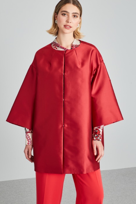 Spolverino in shantung - Fashion Market