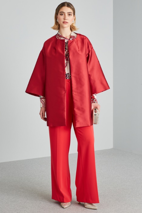 Spolverino in shantung - Fashion Market