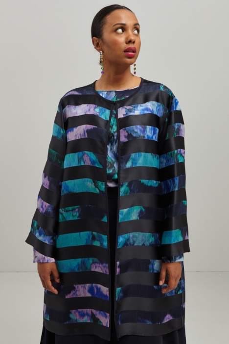 Spolverino in organza e raso - Fashion Market