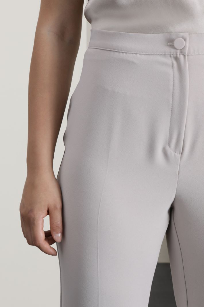 Pantaloni in enver satin - SABBIA - Fashion Market - 3