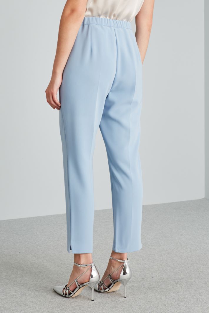 Pantaloni a sigaretta in cady - CELESTE - Fashion Market - 4