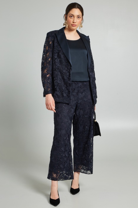 Pantaloni in pizzo macramè - Fashion Market