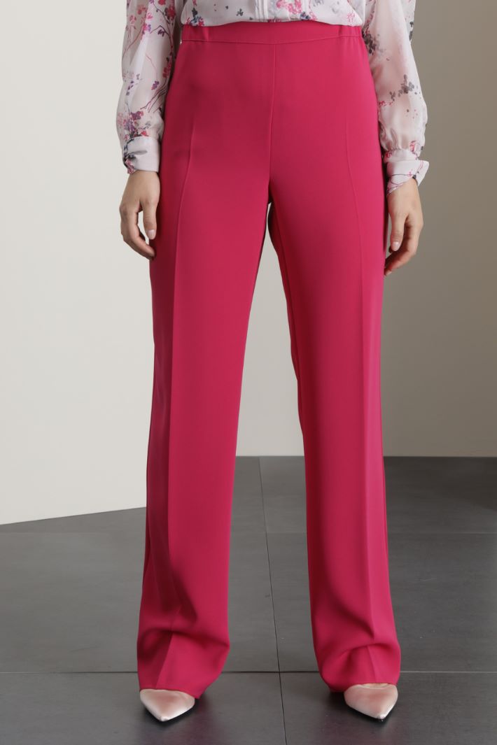 Pantaloni in cady - FUXIA - Fashion Market - 4