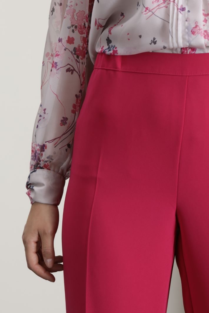Pantaloni in cady - FUXIA - Fashion Market - 3