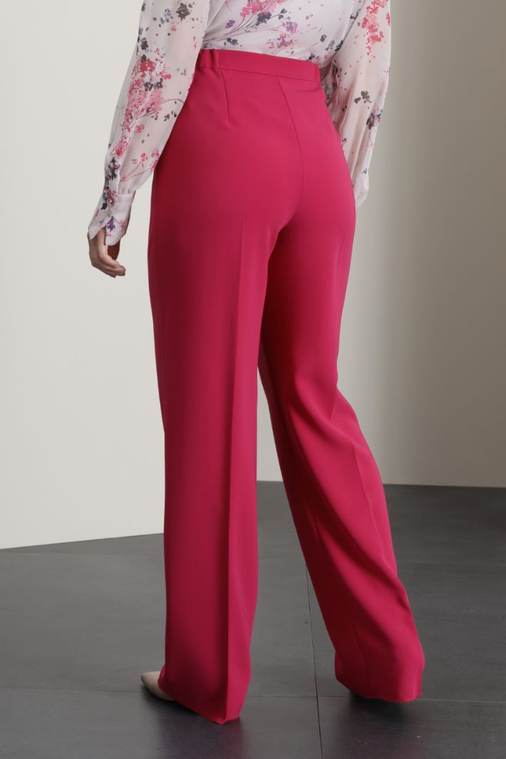 Pantaloni in cady - FUXIA - Fashion Market - 2