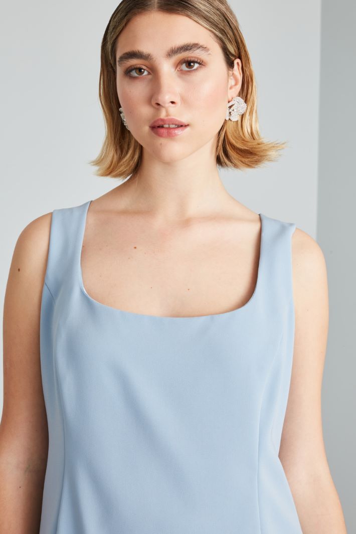 Top con scollo squadrato - CELESTE - Fashion Market - 3