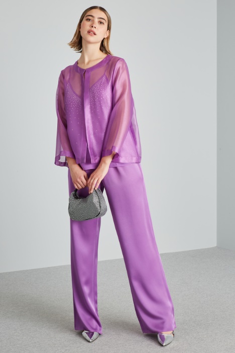 Spolverino corto in organza  - Fashion Market