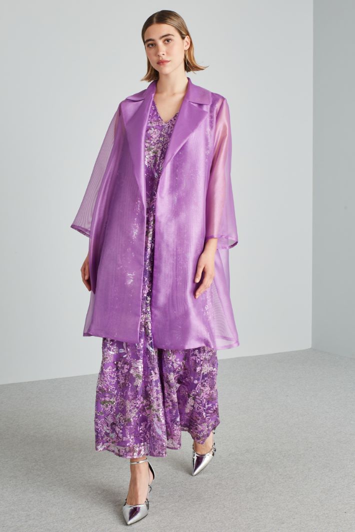 Spolverino in organza - VIOLA - Fashion Market