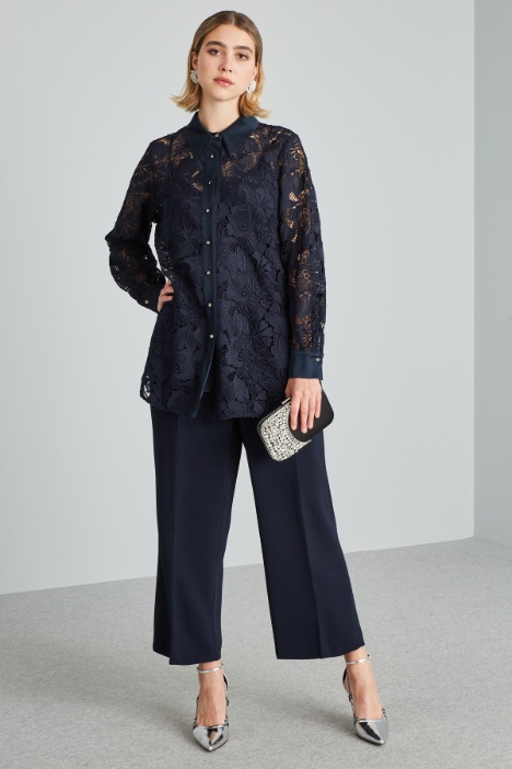 Casacca in pizzo macramè - Fashion Market