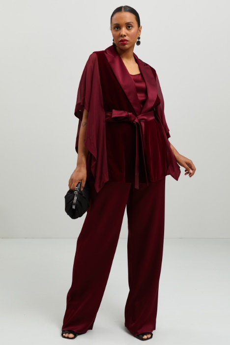 Giacca in velluto e georgette - Fashion Market