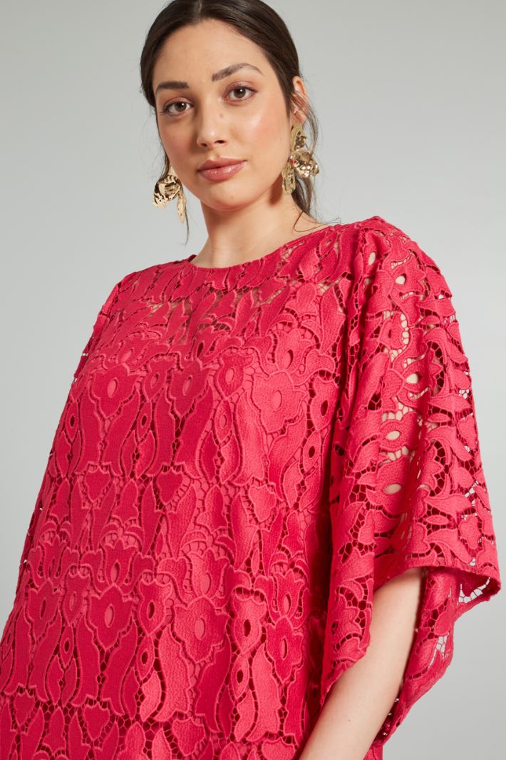 Abito in macramè - MAGENTA - Fashion Market - 3