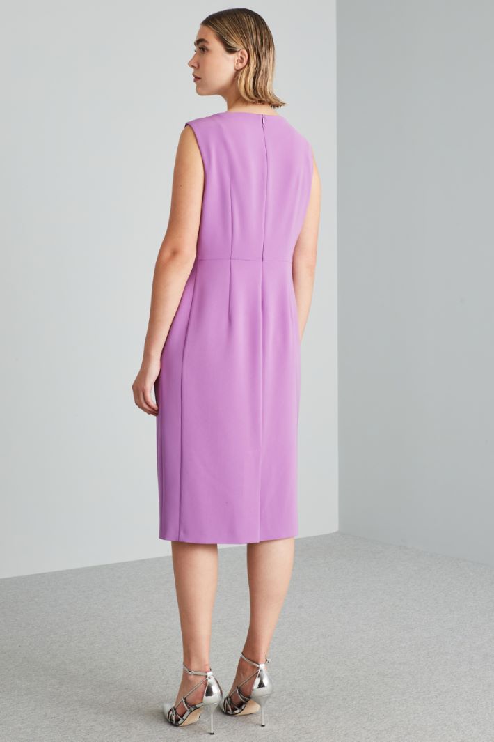 Abito tubino in cady - VIOLA - Fashion Market - 4