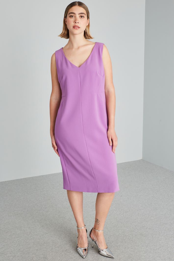 Abito tubino in cady - VIOLA - Fashion Market - 2