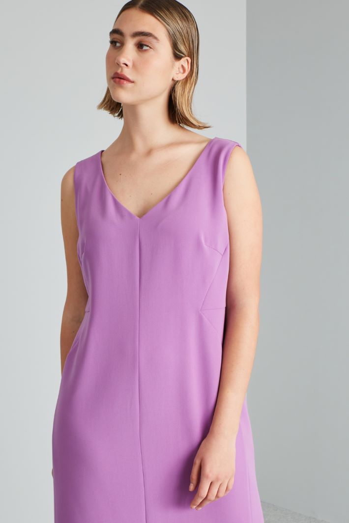 Abito tubino in cady - VIOLA - Fashion Market - 3