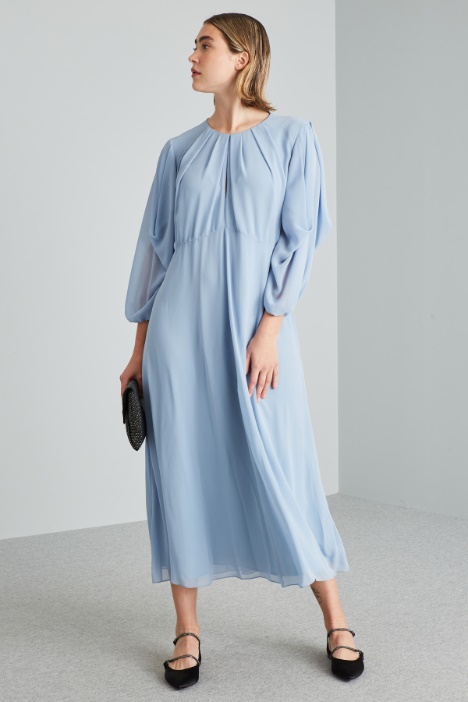 Abito con pieghe cucite - Fashion Market