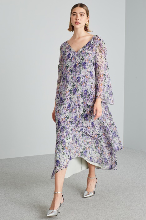 Abito in georgette di seta - Fashion Market