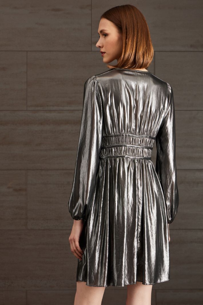 Abito in georgette  - ARGENTO - Fashion Market - 4