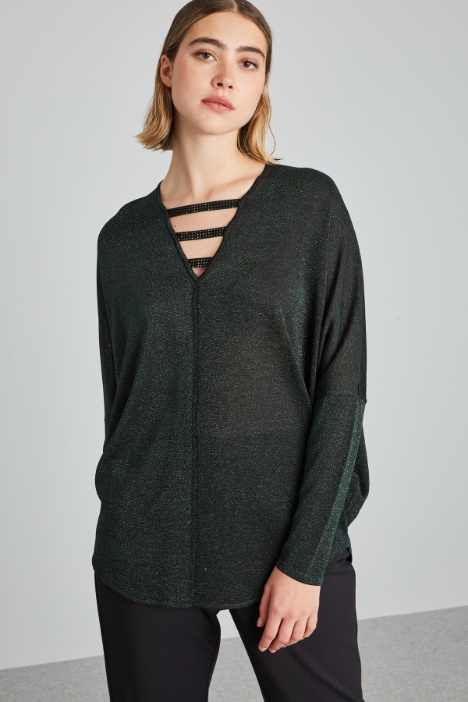 Maglia con maniche a pipistrello - Fashion Market