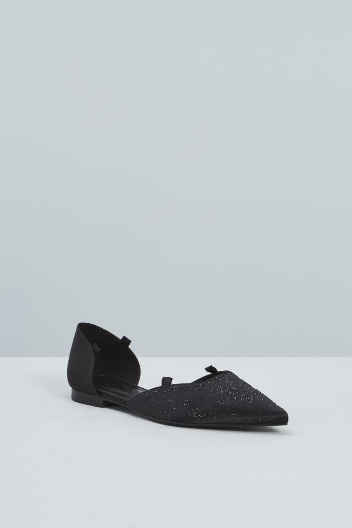 Ballerine in satin  - NERO - Fashion Market - 2