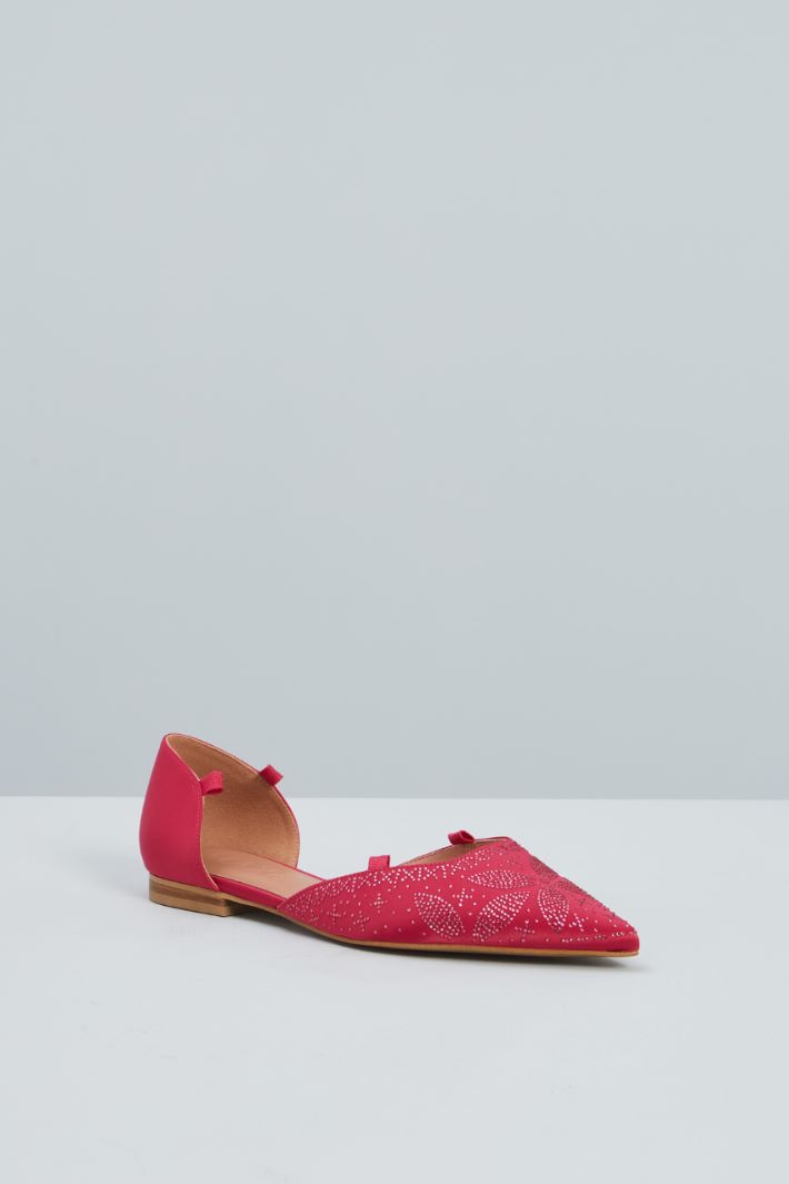 Ballerine in satin  - FUCSIA - Fashion Market - 2