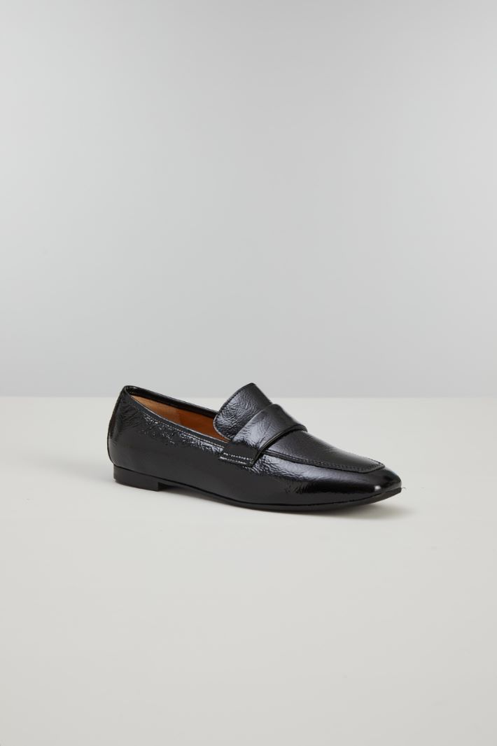 Mocassini in vernice - NERO - Fashion Market - 2