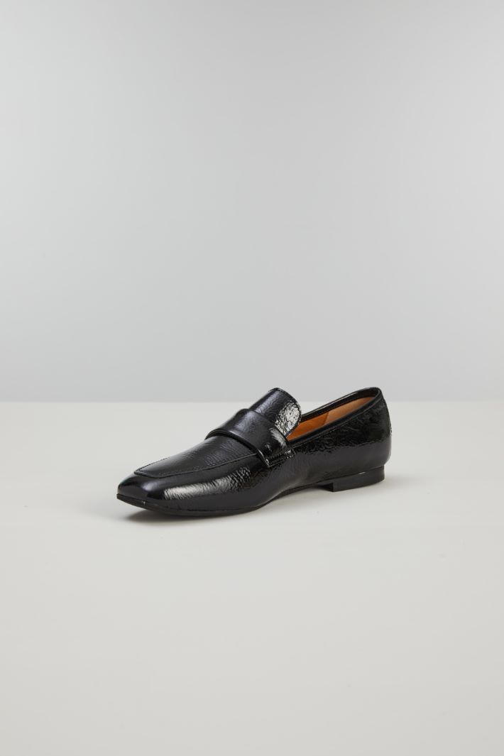 Mocassini in vernice - NERO - Fashion Market - 3