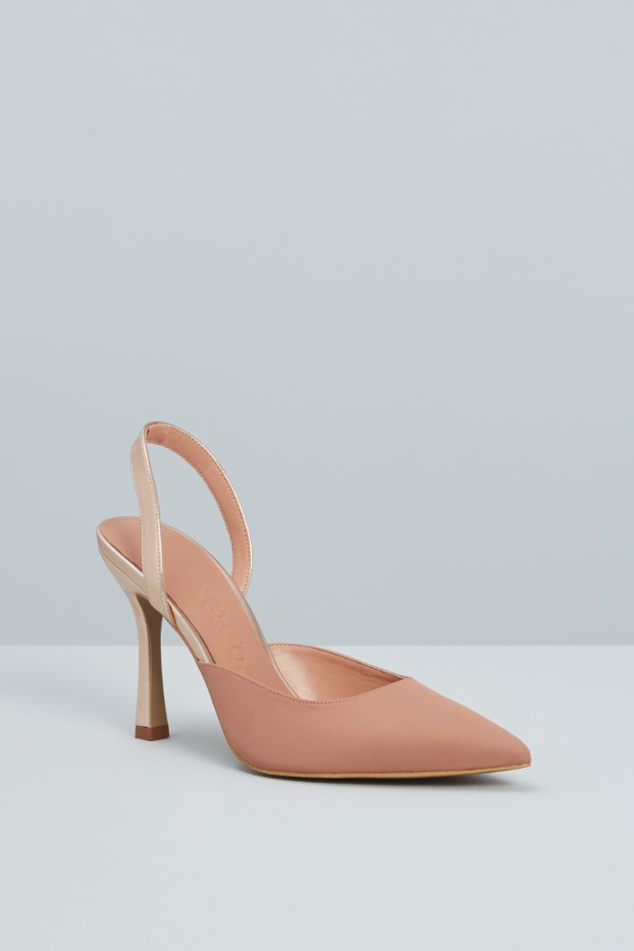 Slingback con nastri - ROSA ORO - Fashion Market - 2