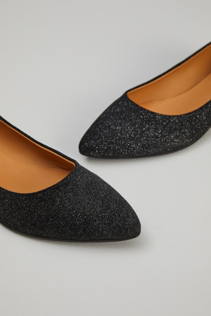 Ballerine glitter - NERO ARGENTO - Fashion Market - 4