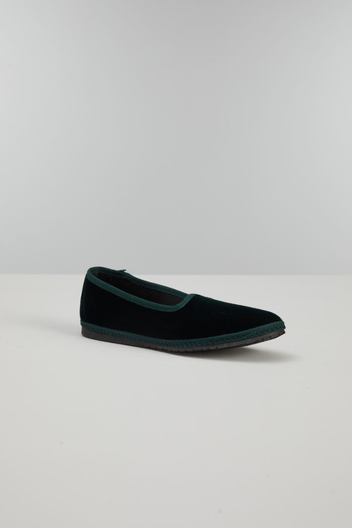 Friulane in velluto - VERDE SMERALDO - Fashion Market - 2