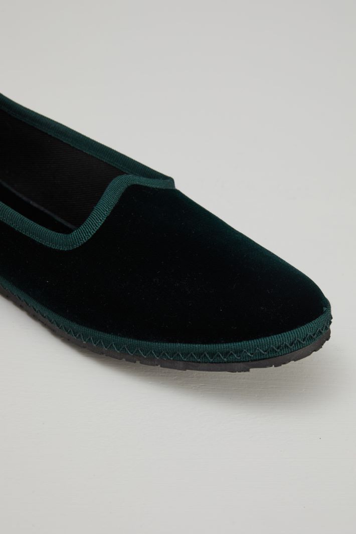 Friulane in velluto - VERDE SMERALDO - Fashion Market - 4