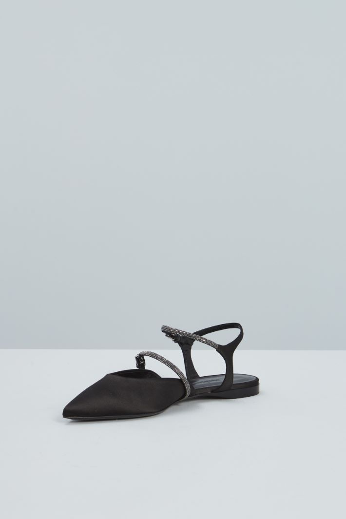 Ballerine in raso - NERO - Fashion Market - 3