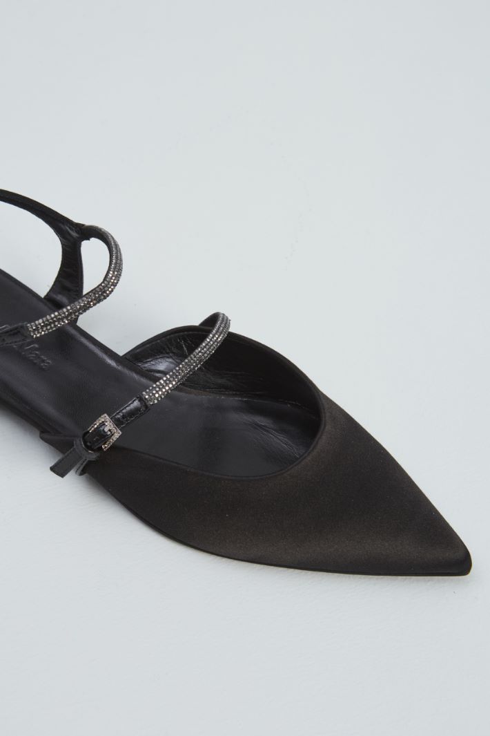 Ballerine in raso - NERO - Fashion Market - 4