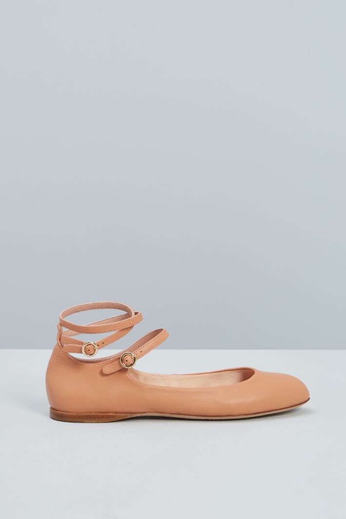 Ballerine in pelle  - ROSA - Fashion Market