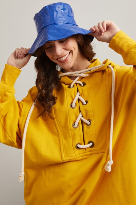 Cappello da pescatore in vernice - Fashion Market