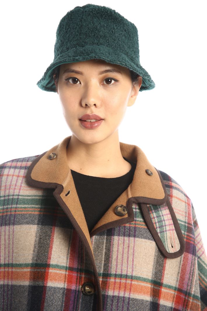 Cloche effetto peluche - VERDE - Fashion Market - 3