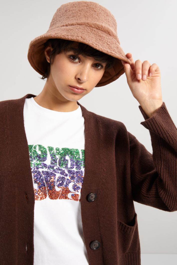 Cappello effetto peluche - CAMMELLO - Fashion Market