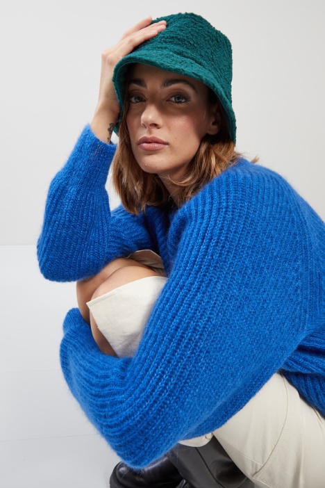 Cappello effetto peluche - Fashion Market