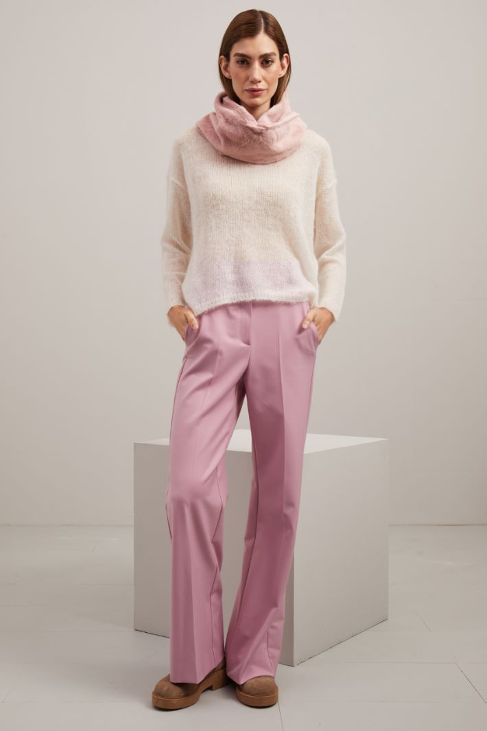 Stola effetto pelliccia - ROSA PASTELLO - Fashion Market - 2