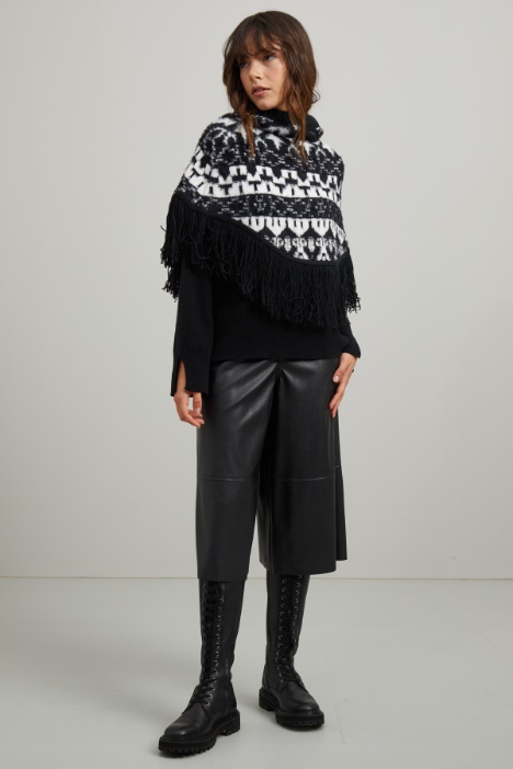 Poncho in maglia - Fashion Market