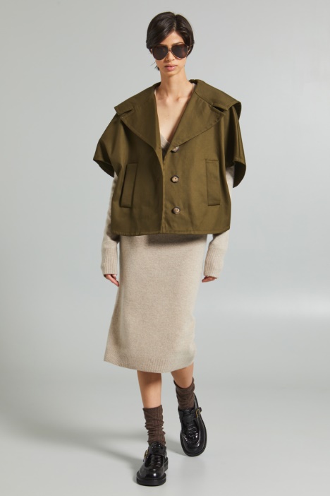 Cappa in gabardina antigoccia - Fashion Market